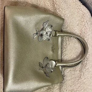 Authentic Metallic Kate Spade handbag